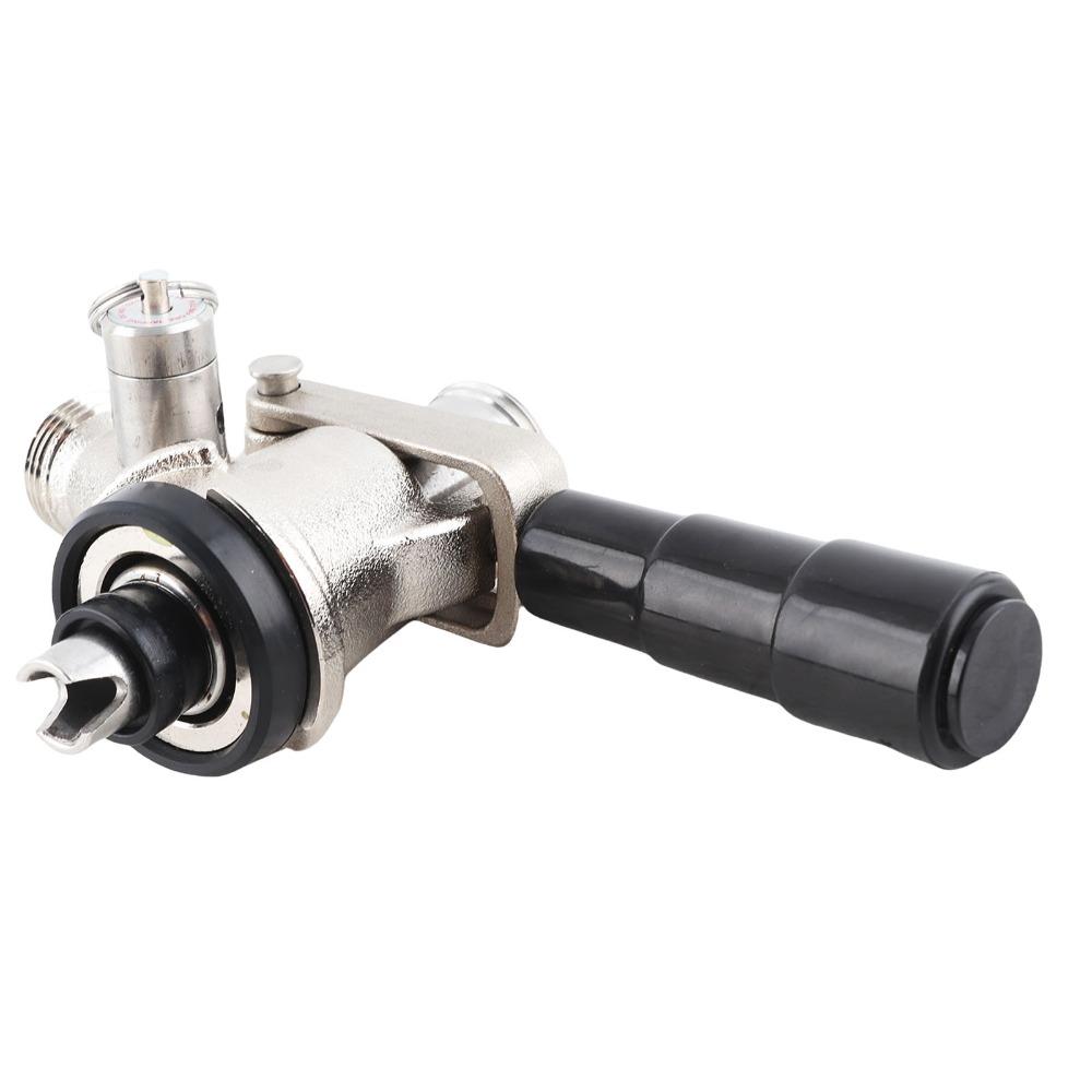 7 piece S Type Keg Coupler Silver Safety Pressure Relief Valve Draft Beer Dispenser Home Brewing