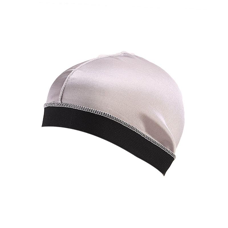 1Pc Night Sleep Headcover Street Style Hair Accessories Breathable Wave Cap Hair Loss Wig Caps Elastic Chemo Cap Imitation Silk