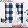 2D flat Photography Backdrop Party Backdrop Blue and White Checks 100% Polyester Festive Holiday Perfect for Bedroom