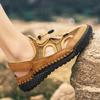 Men Hiking Sandals Outdoor Black Brown Wide Palm Athletic Closed Toe Sport Sandals Summer Beach Shoes Large Size
