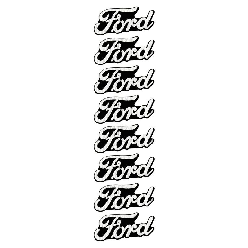 For Ford F MK4Car Audio Decorate 3D Aluminum Badge Emblem Stickers For Ford Focus Mk3 Fiesta Ranger Fusion Mondeo Mustang Fusion Kuga Ecosport