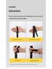 Outdoor Aluminum Trekking Pole/Walking Stick: Straight, T-Grip, Curved, Telescopic Options for Hiking and Skiing.