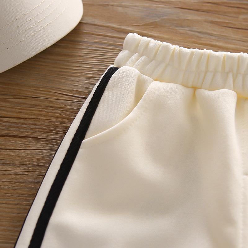 2025 Spring Unisex Kids' Trendy Hoodie & Sweatshirt Set - Cool Korean Casual Sports Style