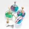 Nail Art Practice Base Resin Display Stand with Sea Shell Designs for Manicure Training Nail Artists Practice Base