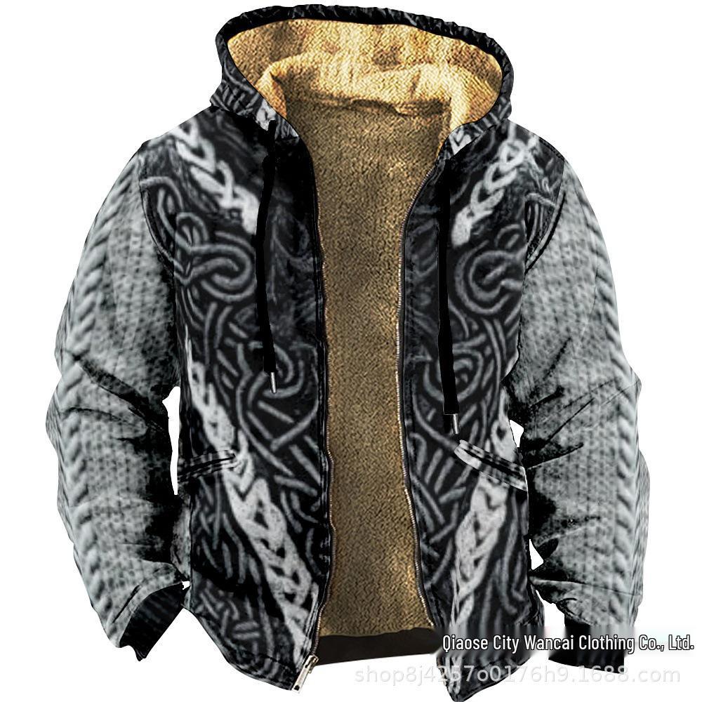 2025 Cross-Border Plus Velvet Thickened Winter Jacket for Men and Women - Warm, Padded Cotton Outerwear