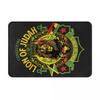 Leeuw van Juda Rasta Jamaicaans Reggae Antislip Deurmat Vloermat Duurzaam Tapijt Vloerkleed voor Keuken Entree Huis Balkon Voetmat Mat