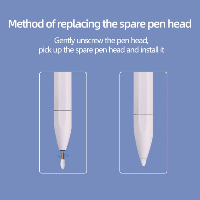 Factory New 2-in-1 Stylus for Apple Pencil 2 Universal Pen for iPad Air Pro Mini 6/7/8/9/10 Plastic for Any Brand Touch Screen
