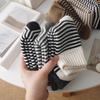 Women's Striped Fluffy Winter Socks - Warm, Thick, and Soft for Home & Sleep