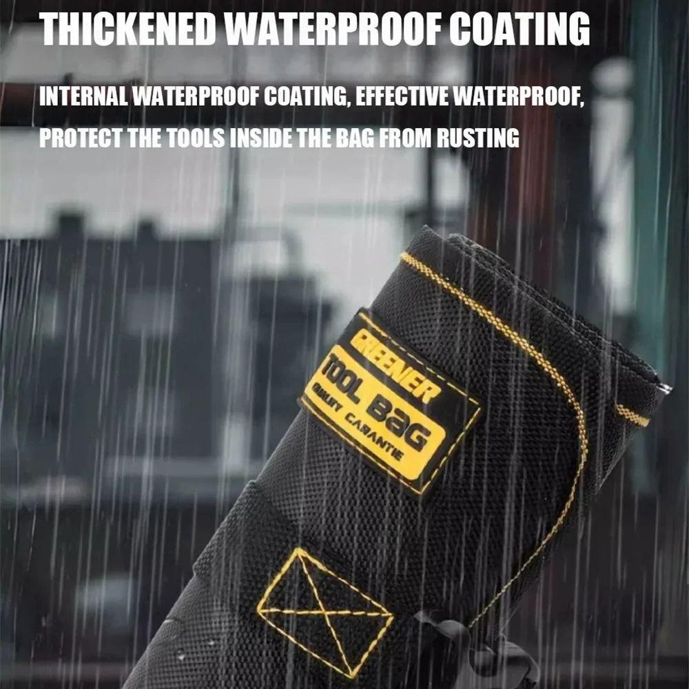 High Quality 37 Holes Screwdriver Bit Storage Bag Large Capacity Multifunctional Electrician Tool Bag Thickened Wear-Resistant