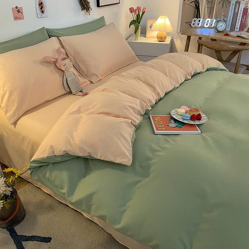 Japanese Washed Cotton Four-Piece Bedding Set