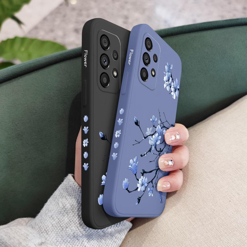 Blooming Orchid Case For Samsung Galaxy A73 A53 A33 A23 A13 A03 A72 A52 A52S A32 A22 A12 A02 A02S A71 A51 A31 A21S 4G 5G Cover