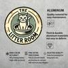 Retro Rectangular Metal Sign Rustproof Decor for Home Garden Bar Cafe Farm 20x20cm