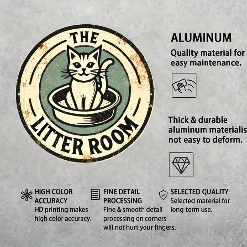 Retro Rectangular Metal Sign Rustproof Decor for Home Garden Bar Cafe Farm 20x20cm