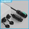 LP12 M12 IP67 3A 5A 2 3 4 5 6 7 8 Pin Solder Wire Cable Connector Waterproof Male Female Aviation Plug Socket Quickly Connected