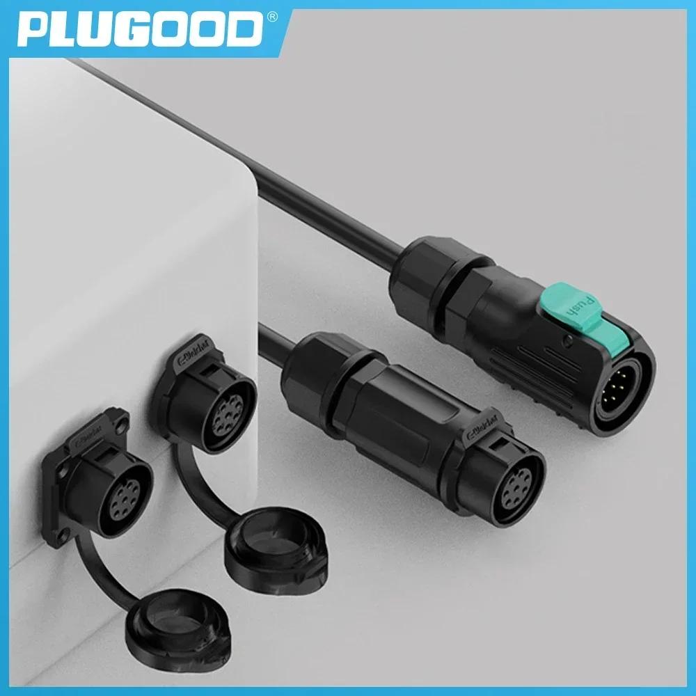 LP12 M12 IP67 3A 5A 2 3 4 5 6 7 8 Pin Solder Wire Cable Connector Waterproof Male Female Aviation Plug Socket Quickly Connected