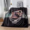 Anuel AA Rapper Hip Hop Singer Blanket Sofa Office Hiking Picnic Super Soft Quilt Fashion Flannel Throws Blanket Birthday Gift