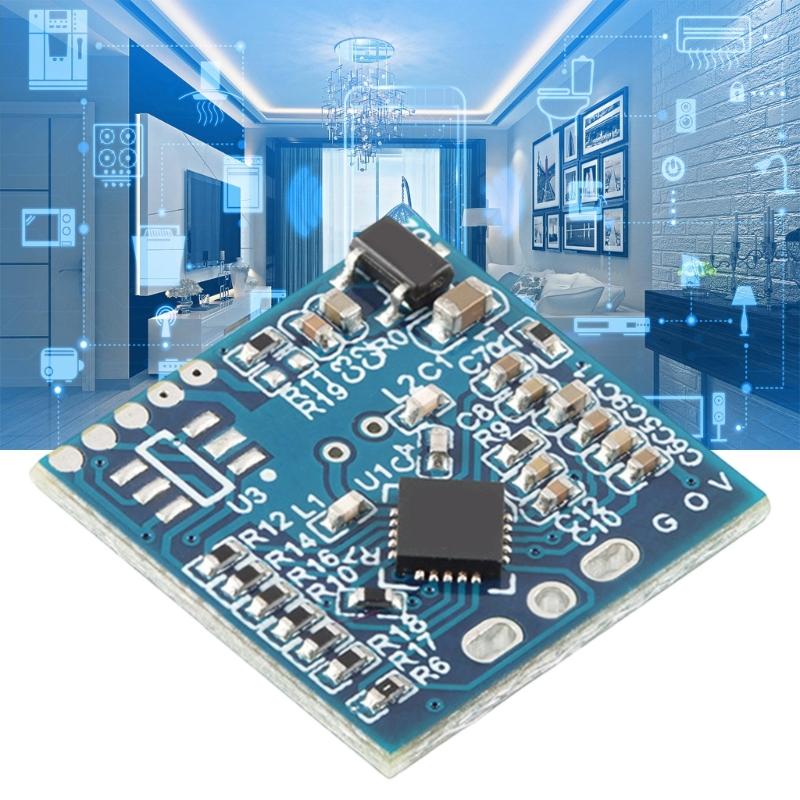 X Band Radars Chip Motion Detection Module 10.525GHz Frequency With Integrated Algorithm For Lighting & Security Devices