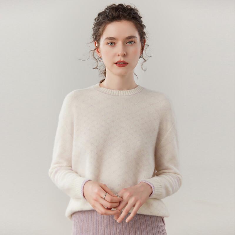 Fanzhen Women's Thickened Cashmere Blend Sweater