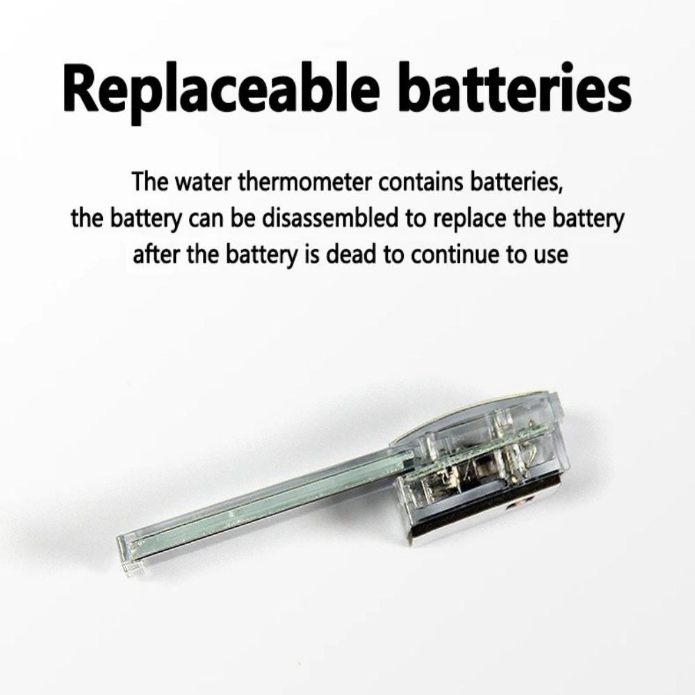 Electronic Display Aquarium Thermometer Waterproof Water Temperature Meter Fish Tank Monitoring