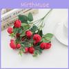 Simulation Bud Rose Flower Wedding Decoration Home Living Room Flower Decoration