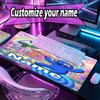Custom Name Personalized Game Rainbow Friends Pattern Mousepad, Laptop PC Desk Mat, Decorative Desk Mat for Home Keyboard Pad Gift