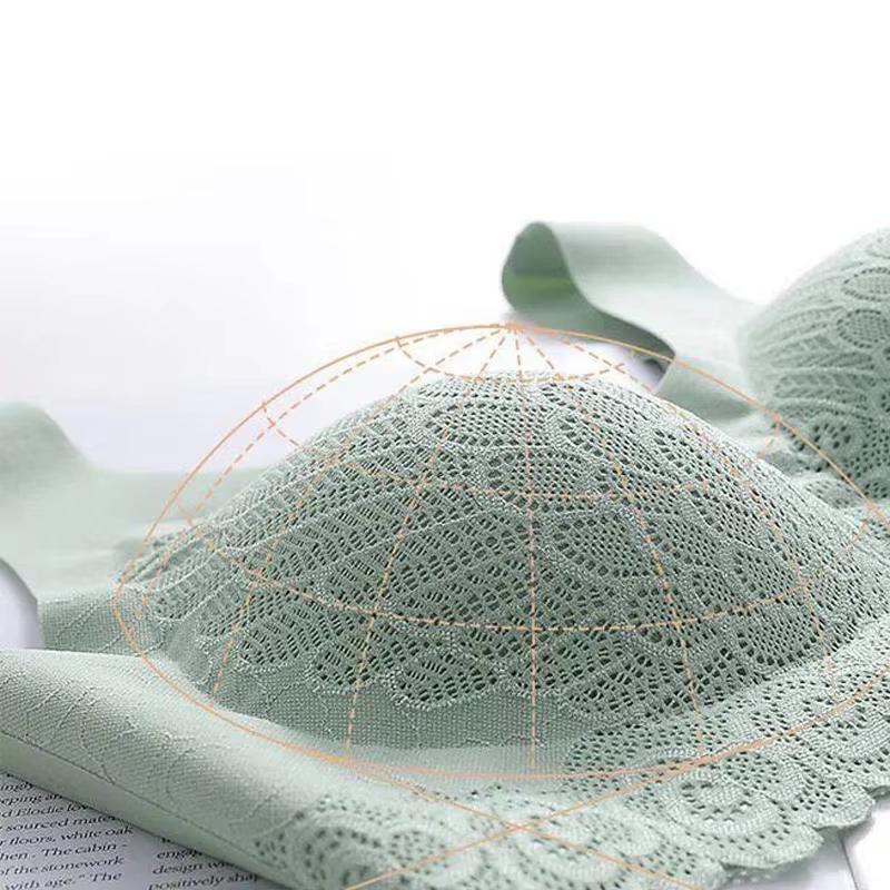 Sexy Push Up Bras Latex Women's Underwear Wire Free Female Gather Bralette Seamless Iingerie Ladies Comfort Brassiere