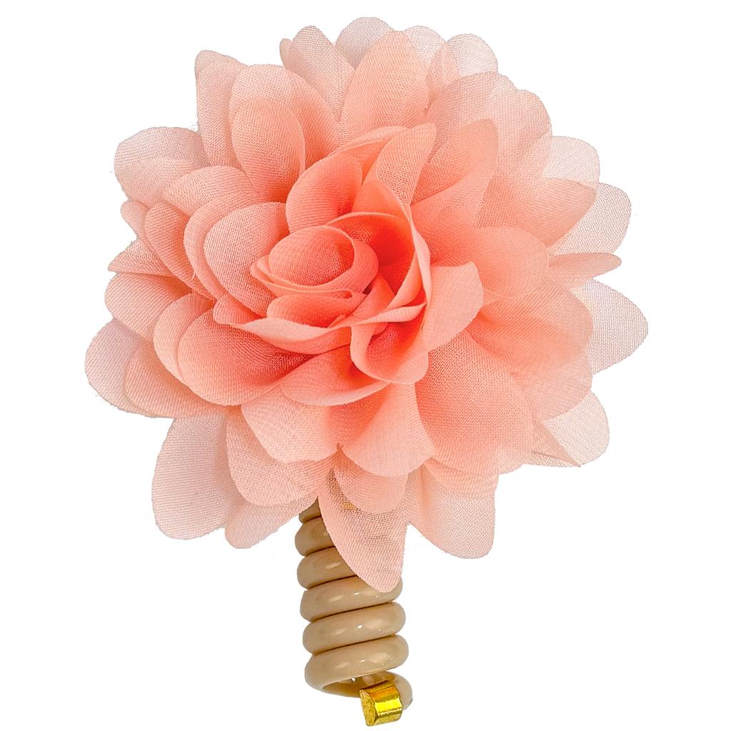Women Chiffon Flower Elastic Hair Rope Bands Cute Girls Telephone Wire Line Elasticity Hair Ties For Kids Girls Hair Accessories