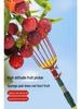High-Altitude Metal & Mesh Fruit Picking Basket for Waxberry, Loquat, Peach, and Plum
