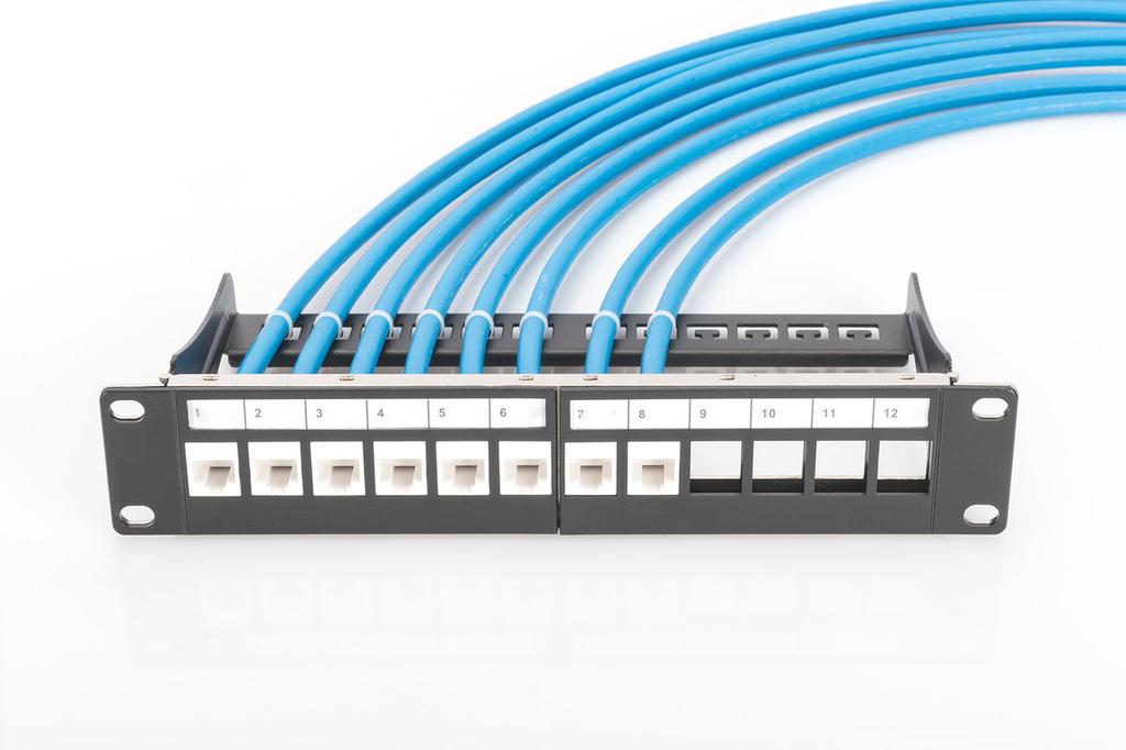 Keystone Jack RJ45 (8P8C) Cat. 6A, UTP, Unshielded, Toolless