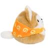 Sanei Boeki Dango Friends "Inu Dango" Akita Size: Approx. W7.5 X D6 X H7cm Plush Toy