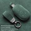 Suede Leather Car Smart Key Fob Case For Wei Lai NIO ET5 ET7 ES7 EC7 2020 2022 ES6 2019 ES8 2018Keychain Car Styling Accessories