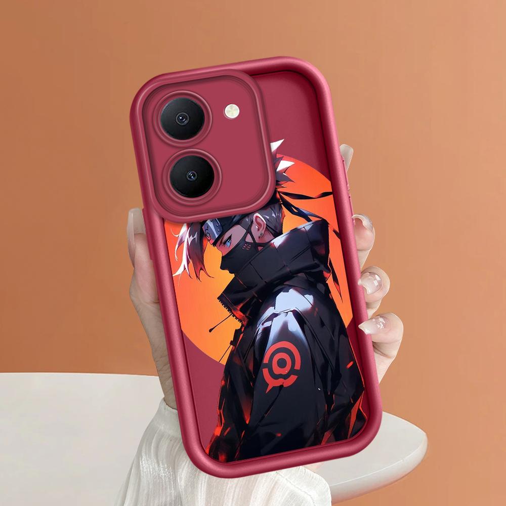 Soft Silicone Square Ladders Cartoon Pattern Full Cover Camera Protection Shockproof Case for iPhone Infinix Tecno Vivo