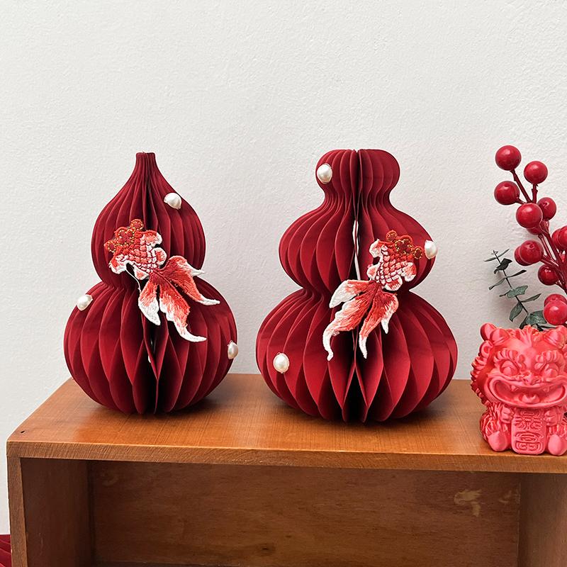 Folding Christmas Tree Decoration Honeycomb Origami Christmas Tree Base Household Space Layout Artificial Decorated Christmas Tree