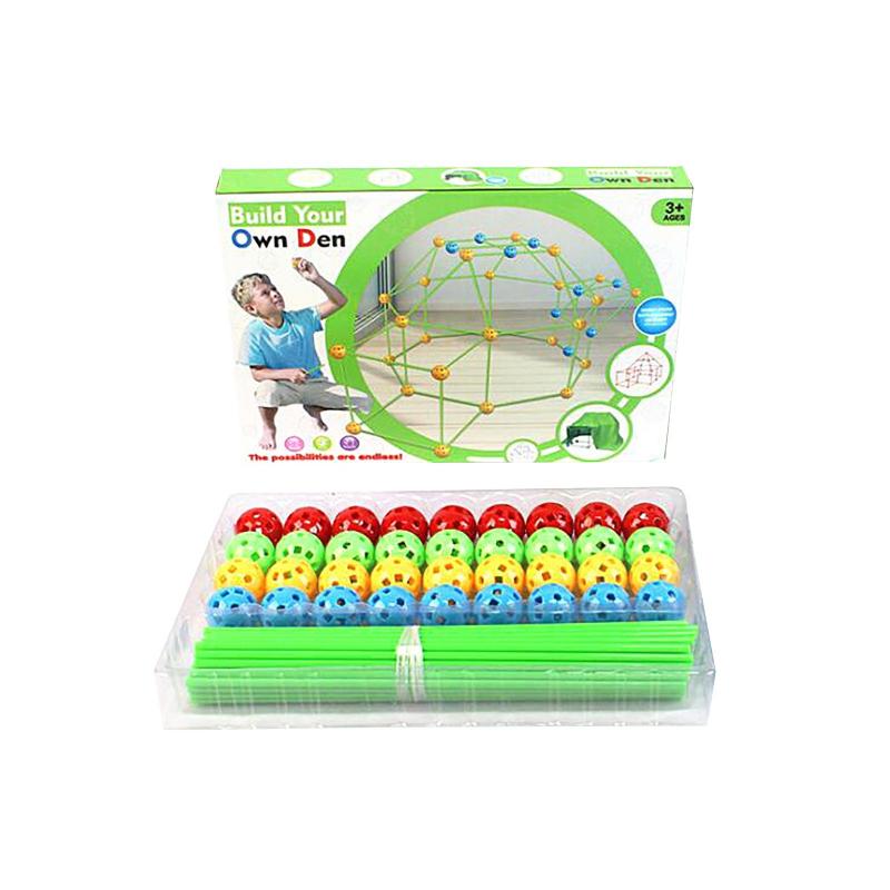 3D Construction Toys DIY Castle Building Block Kit Children Pretend Play House Building Assembly Game Kids Birthday Xmas Gifts