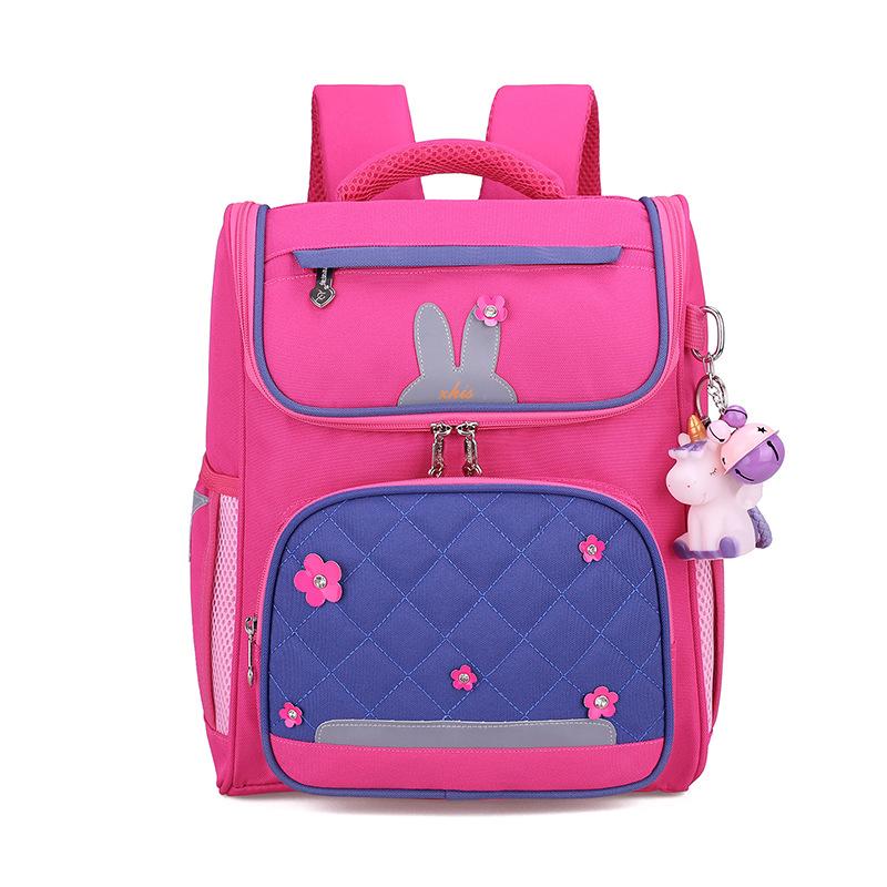 Grundschüler Schultasche Mädchen Kindergarten 1, 2, 3 Klassen 3-8 Jahre Alter Rucksack Niedlich Wasserdicht Weltraum Schultaschen