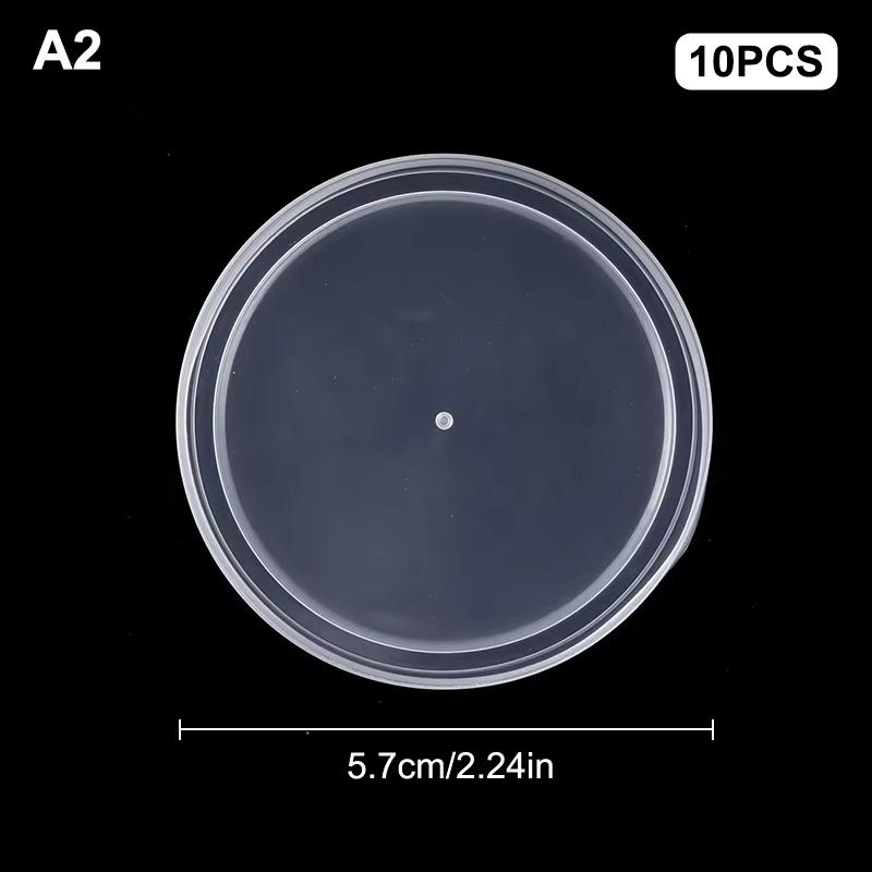 10Pcs Various Sizes Pe Tight Seal Lids Reusable Leak Proof Replacement Lids For Canned Goods Or Pet Dog Cat Food Universal