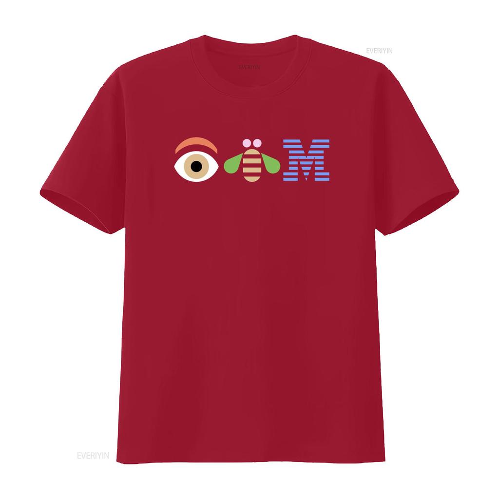 Camiseta IBM Computers Logo Ojo Abeja M Tecnología Talla Mediana Diseño Genial para Amantes de la Tecnología vintage Lavada gráfica Cómoda