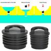2Pcs Marine Boat Scupper Stopper Bung Rubber Scupper Holes Plugs Drain Holes Plugs Marine Boat Supplies Kayak Rafting Parts