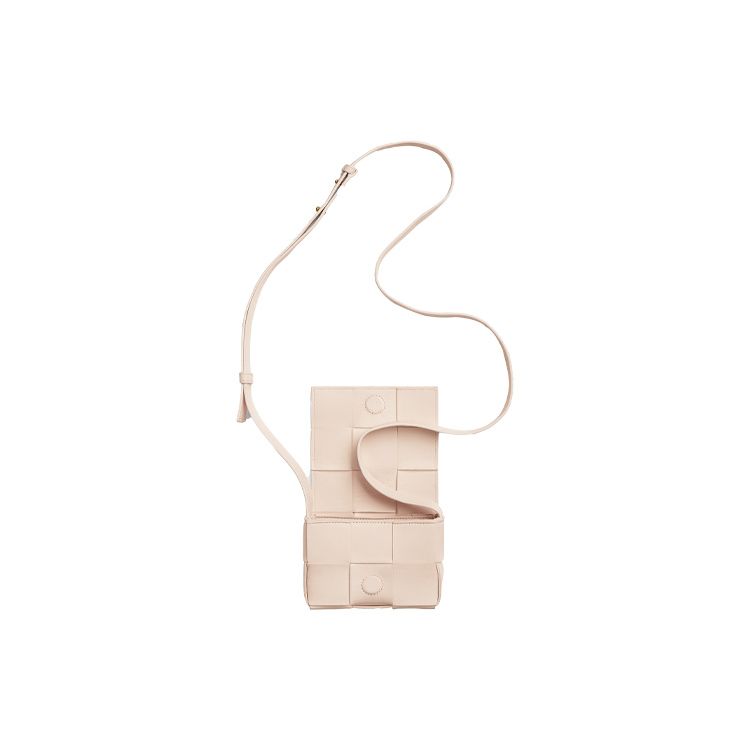 Bottega Veneta Mini Cassette Bag Melon Washed Women Shoulder_bags Cream 666688-VMAY1-6705