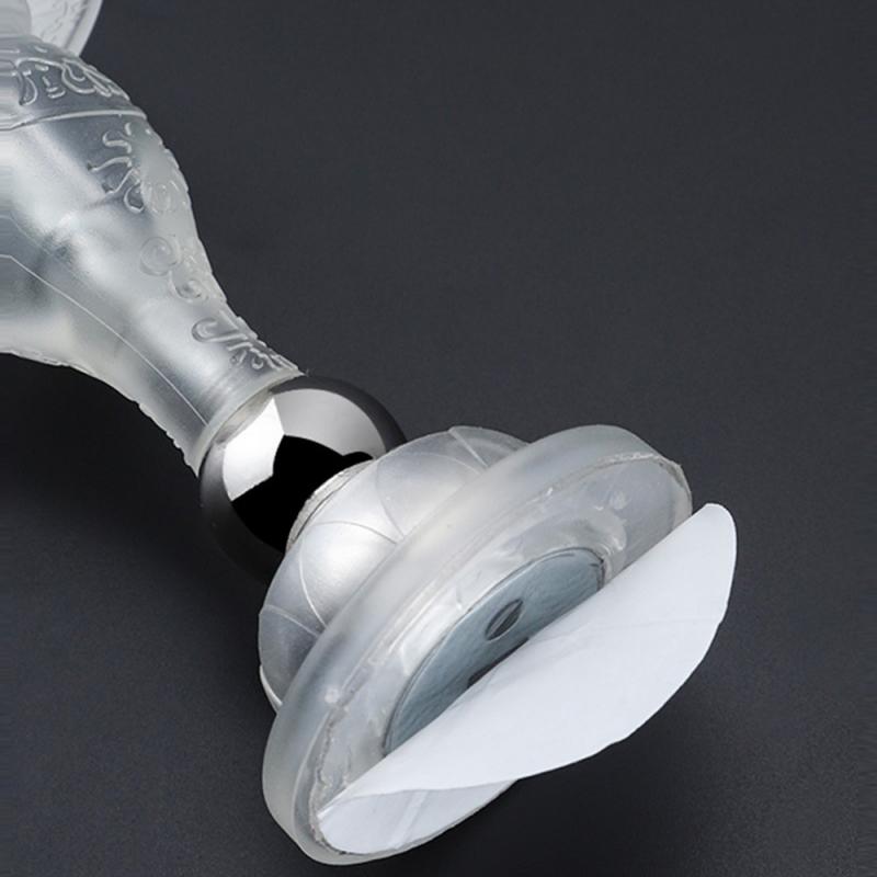 Toalett Dörrstopp Pvc Mjukt Lim Antikollision Osynlig Magnetisk Hushåll Badrumstillbehör Dörrsug Frostad Tyst