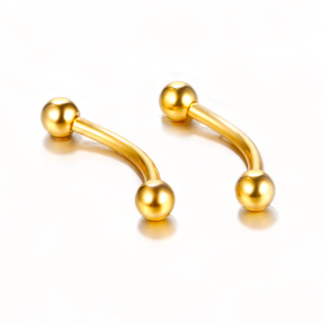 

90 Стиль Нержавеющая сталь Многофункциональный микс стилей Пирсинг языка, бровей, живота, носа, кольцо, ювелирные изделия для пирсинга губ 1.2*6+3mm