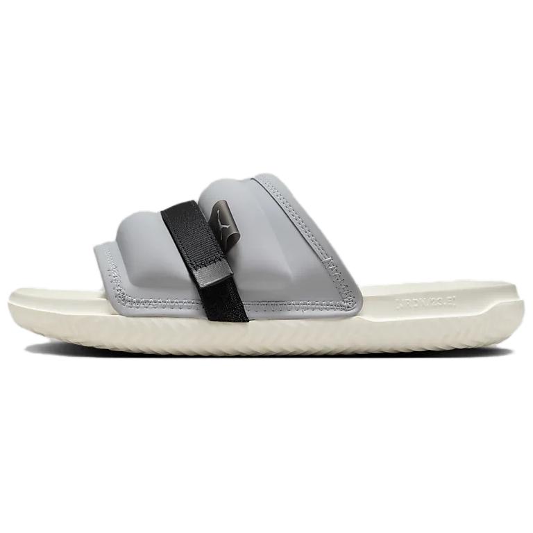 Jordan Super Play Comfortable Soft Non-Slip Odor-Resistant Slide Sandals Men Footwear Gray White DM1683-005
