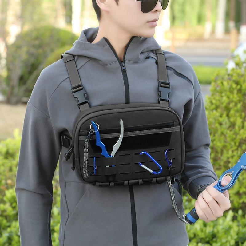 Camping Tactical Vest Backpack, Chest Bag, Casual Sports Multi-functional Backpack