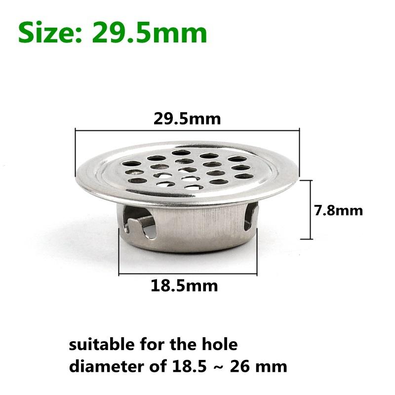 

2~20PCS Diameter 29.5,33.8,40,41.6,60mm Stainless Steel Mesh Cover Filter Fish Tank Filter Round Screen Stainless Steel Drainage 2 PCS