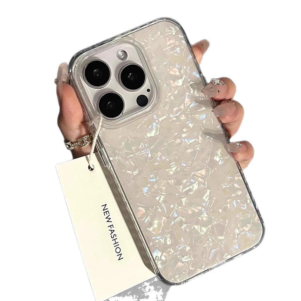 Shell Pattern IMD Mobile Phone Case for Apple 17AIR Fashion Internet Celebrity Couple Small Fresh All-inclusive IMD Mobile Phone Case