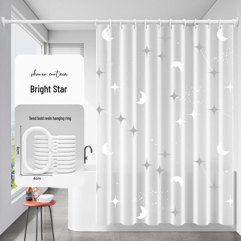 

LIEI Thickened PEVA Waterproof Shower Curtain