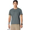 Anta Comfortable Simple Quick-Dry Sports Crew Neck Pullover Short Sleeve T-Shirt Men Tops Basic-Black 152525111-6