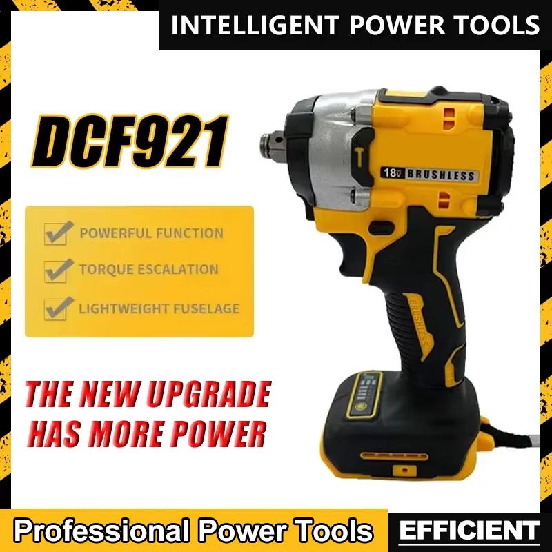 Fit DeWALT DCF921 Impact Wrench 20V 610Nm Max Disassembly Torque Stepless Speed & User - Friendly Control Panel for Tough Jobs
