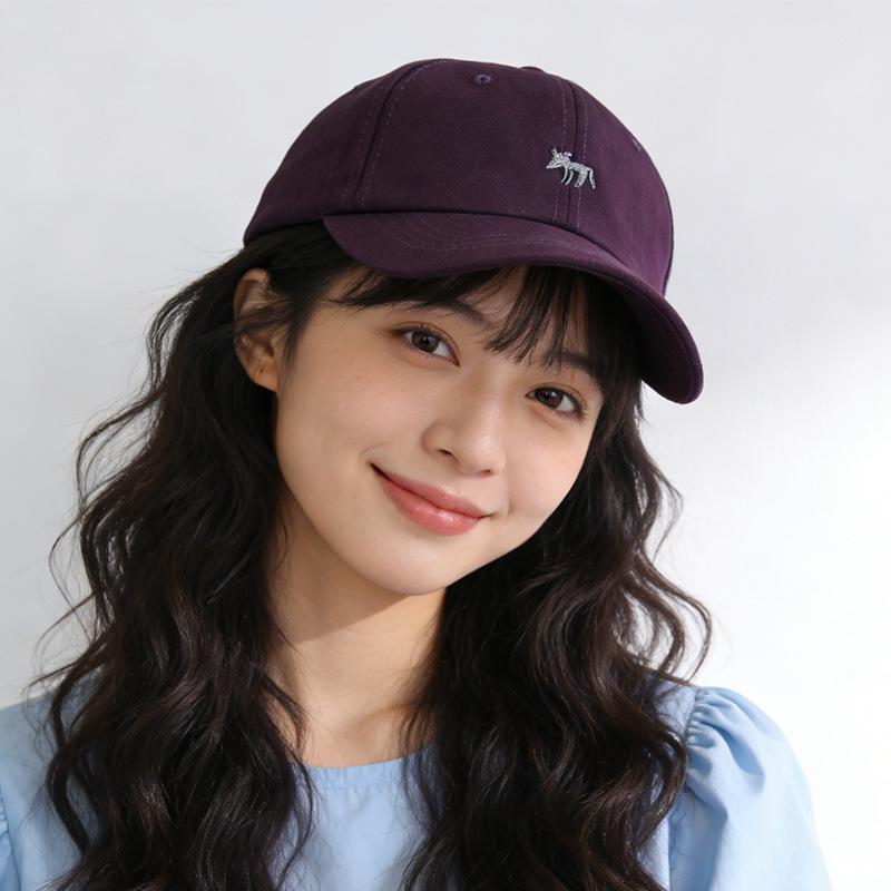

Baseball cap outdoor travel wide brim show face small cap sunshade sunscreen M（56-58cm）
