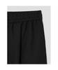 8seconds Lecture Semi-Wide Fit Elastic Waist Slacks Black